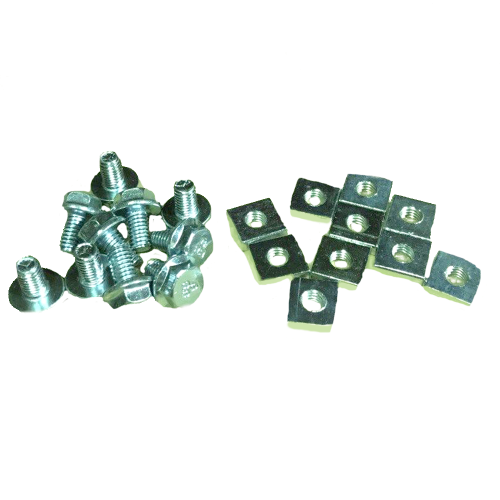 Screw set with small washers for aluminum ladder tray